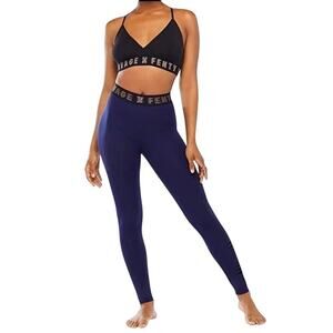 Savage X Fenty Rihanna Athletic Purple Seamless Leggings Size Medium